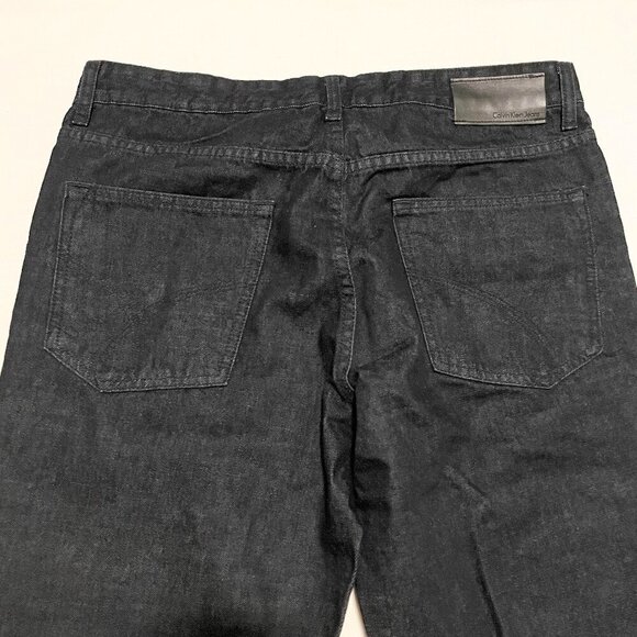 Calvin Klein Slim Straight Mens Jeans 36x32 - Picture 13 of 16